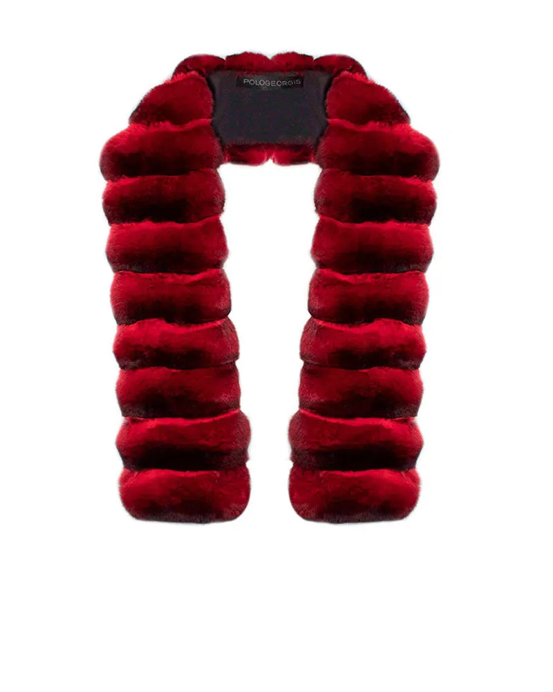 Cross Cut Chinchilla Scarf