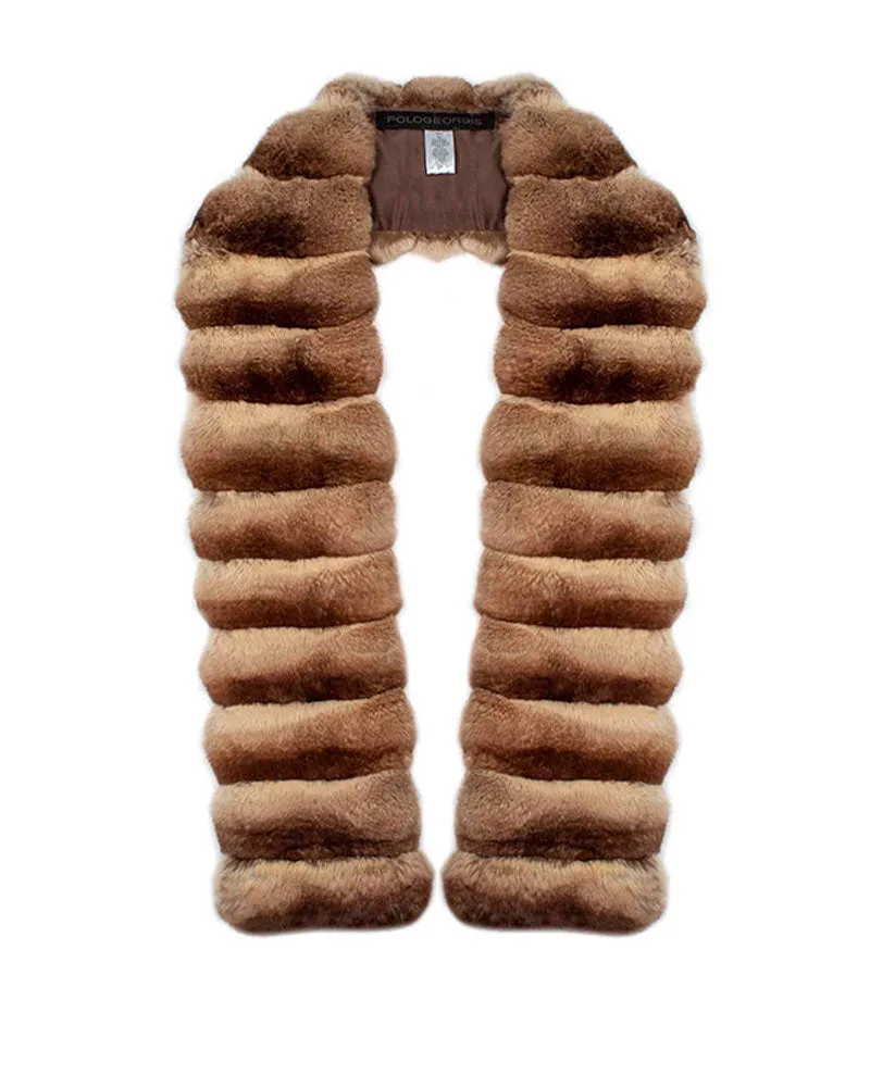 Cross Cut Chinchilla Scarf