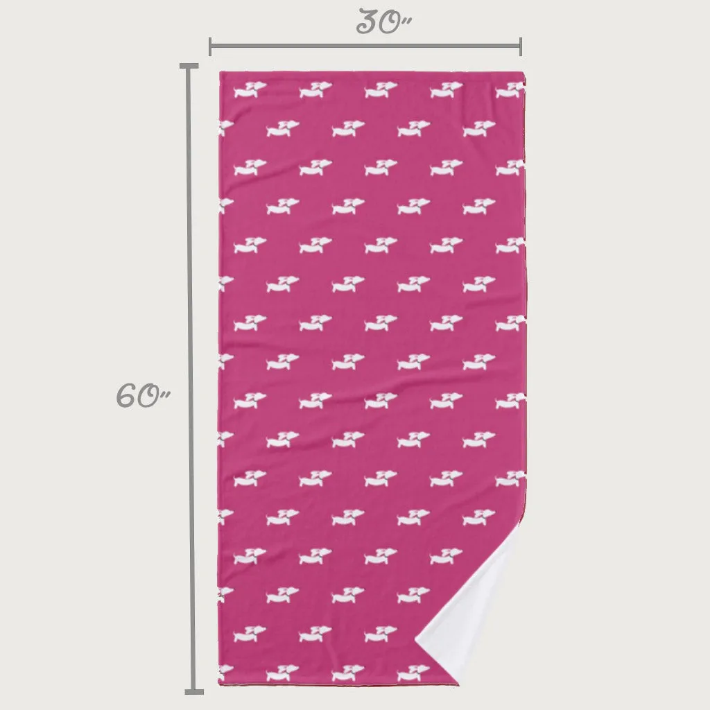 Dachshund Bathroom Towel Sets
