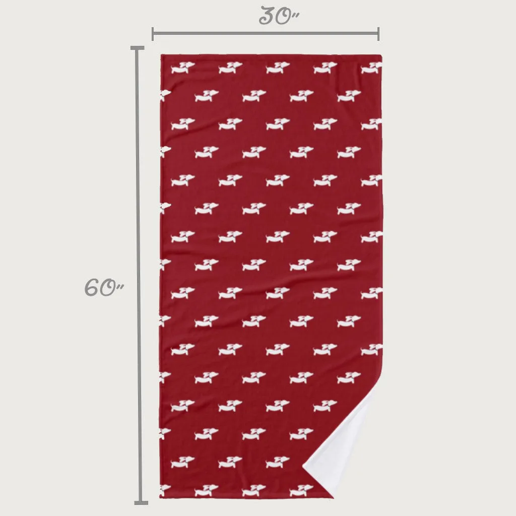 Dachshund Bathroom Towel Sets