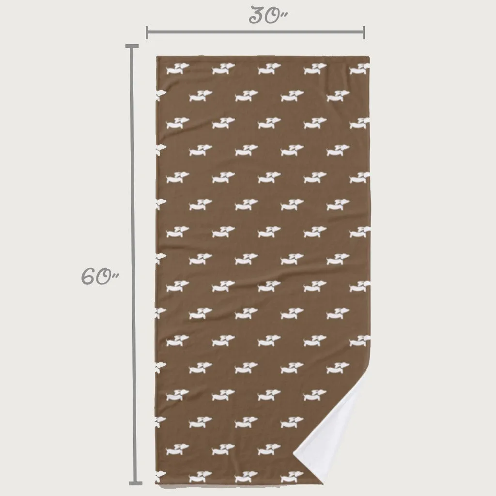Dachshund Bathroom Towel Sets