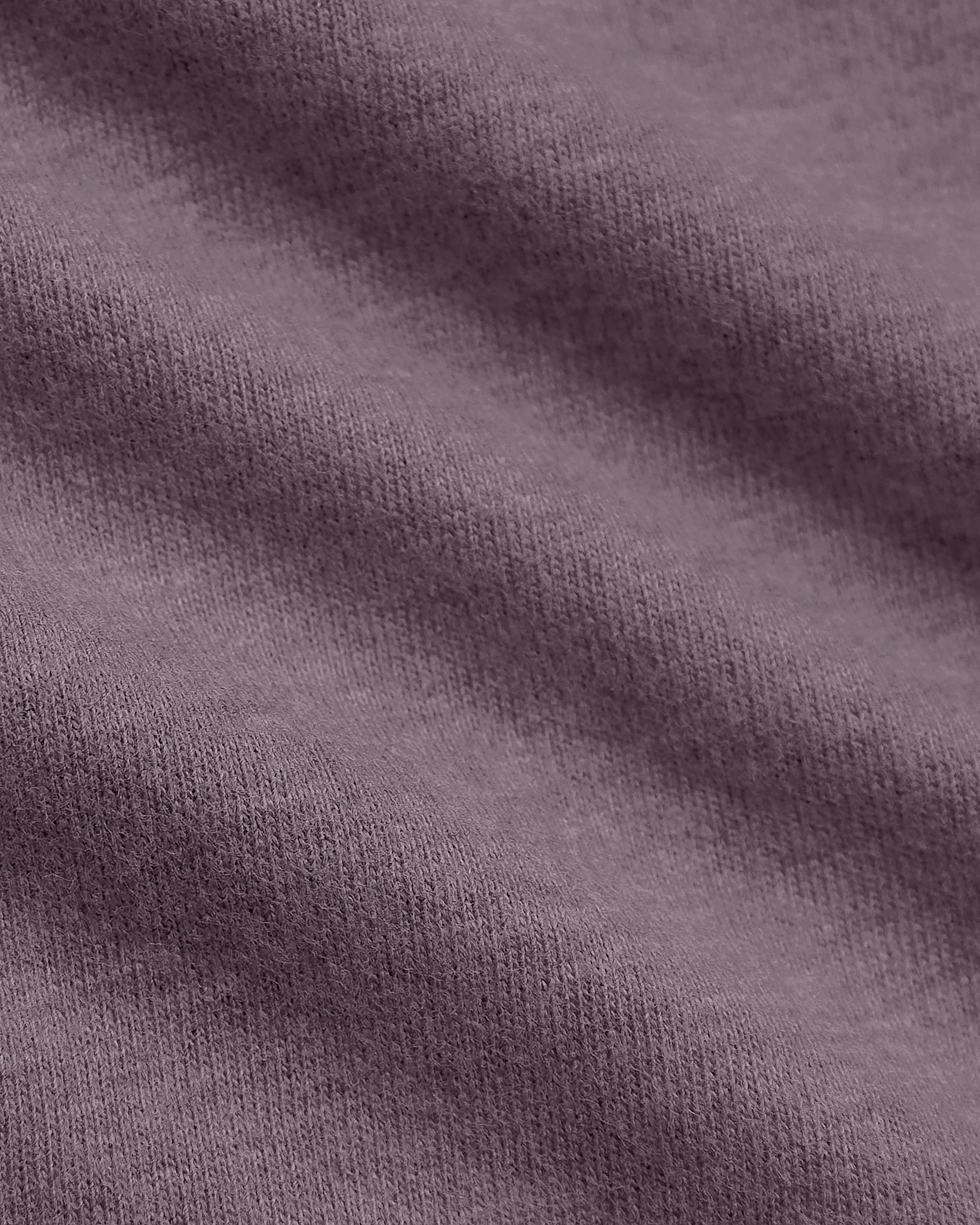Dark Heather Amethyst Tall Straight Hem Crew Neck T-Shirt