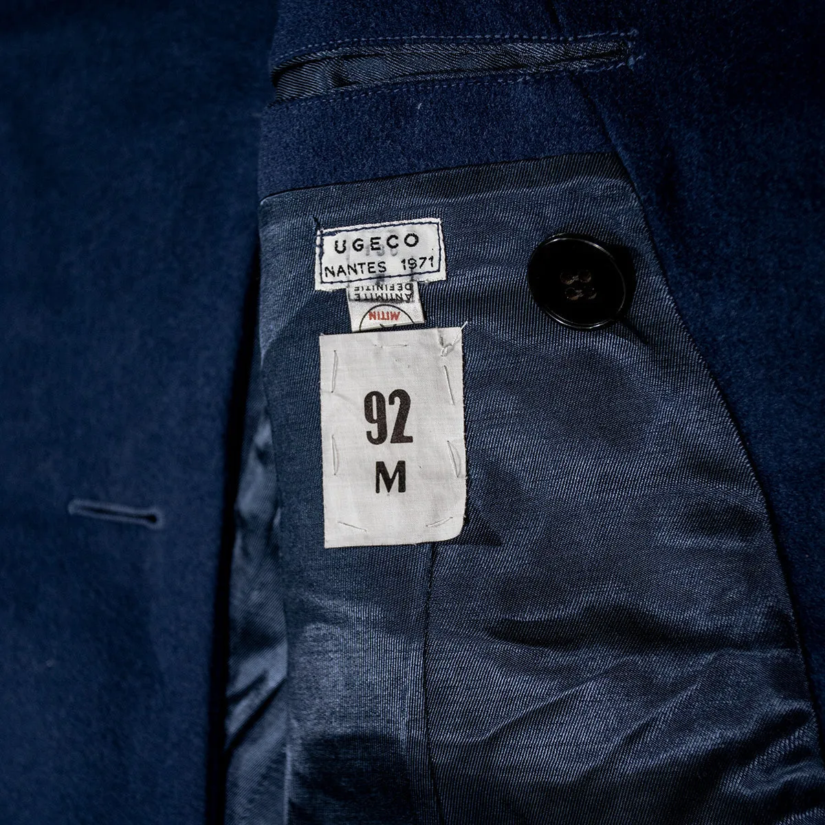 Double Cuffed Royal Blue Overcoat