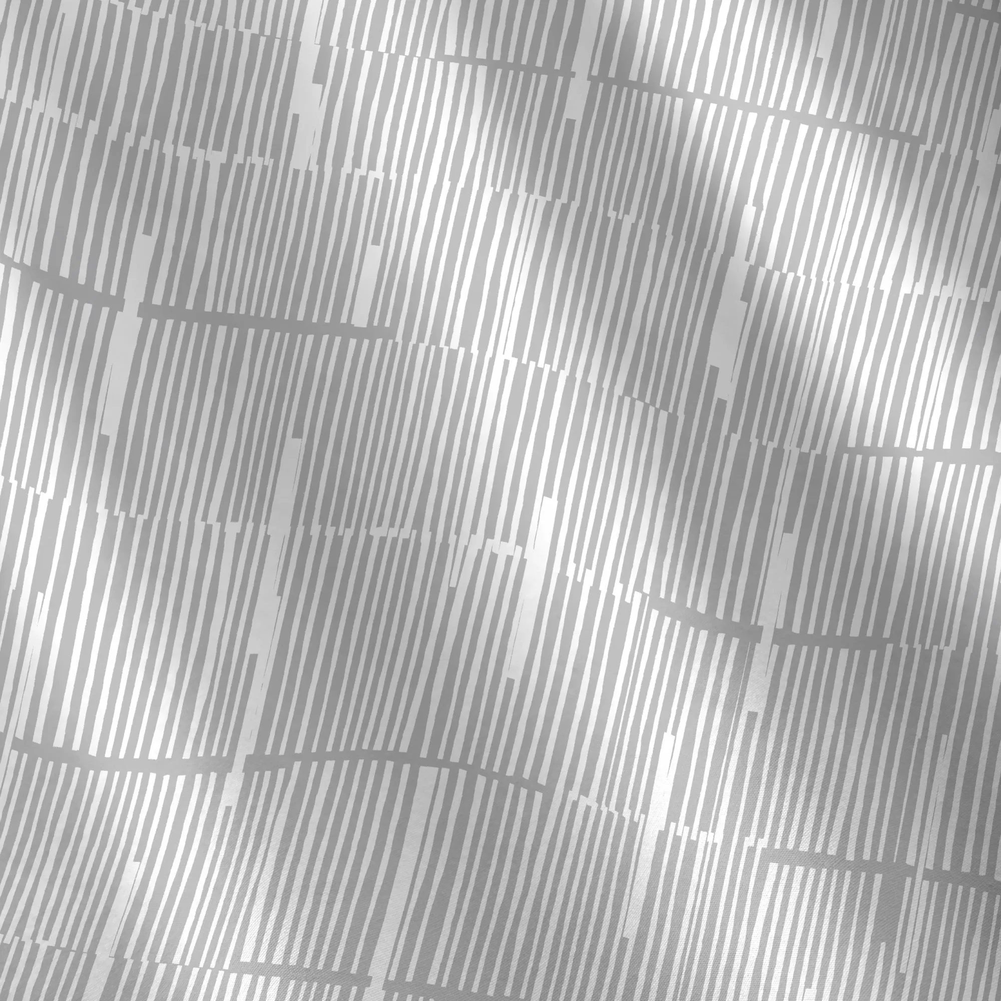 Drift Home Linear Striped Recycled Duvet Cover Set - Grey