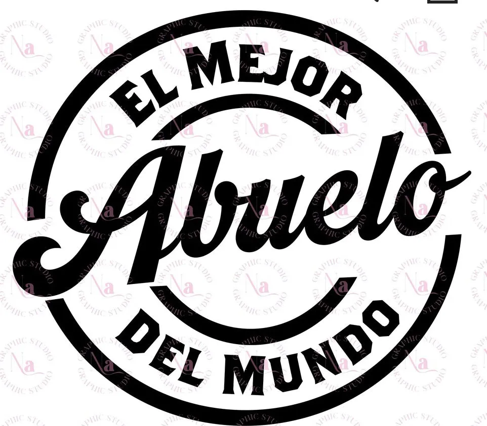 EL MEJOR ABUELO Screen dtf  Pre order 3-5 business days