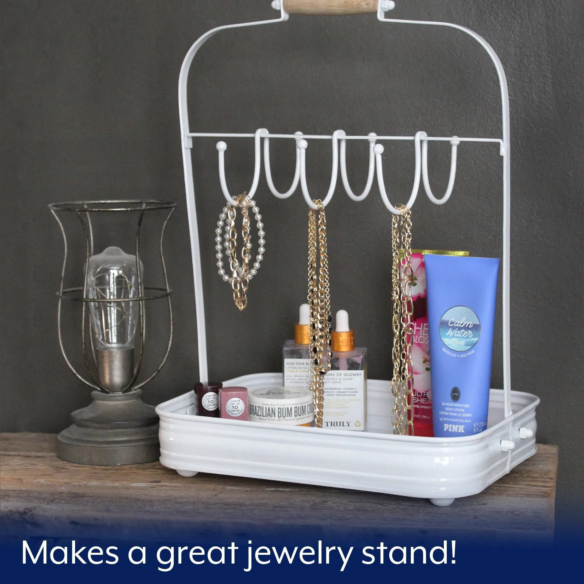 Enamelware Coffee Mug Rack