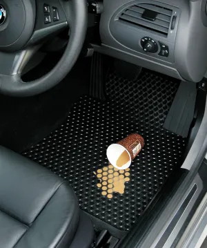 Exact Fit Rubber Tailored Car Mats Ford Ranger Double Cab MK3 (2012)