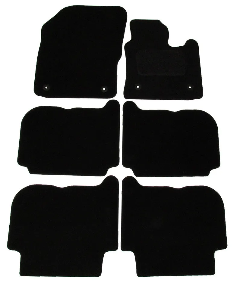 Exact Fit Tailored Car Mats VW Touran [Round clips] (2007-2010)