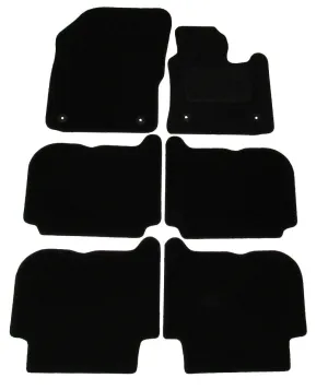 Exact Fit Tailored Car Mats VW Touran [Round clips] (2007-2010)
