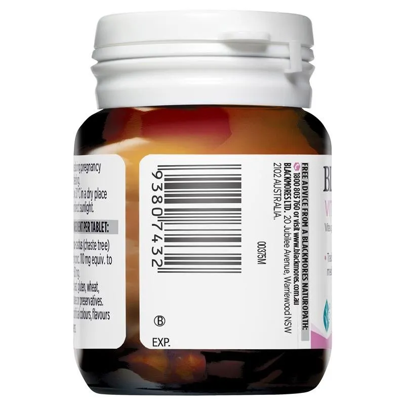 [Expiry: 04/2025] Blackmores Vitex Angus-Castus 40 Tablets