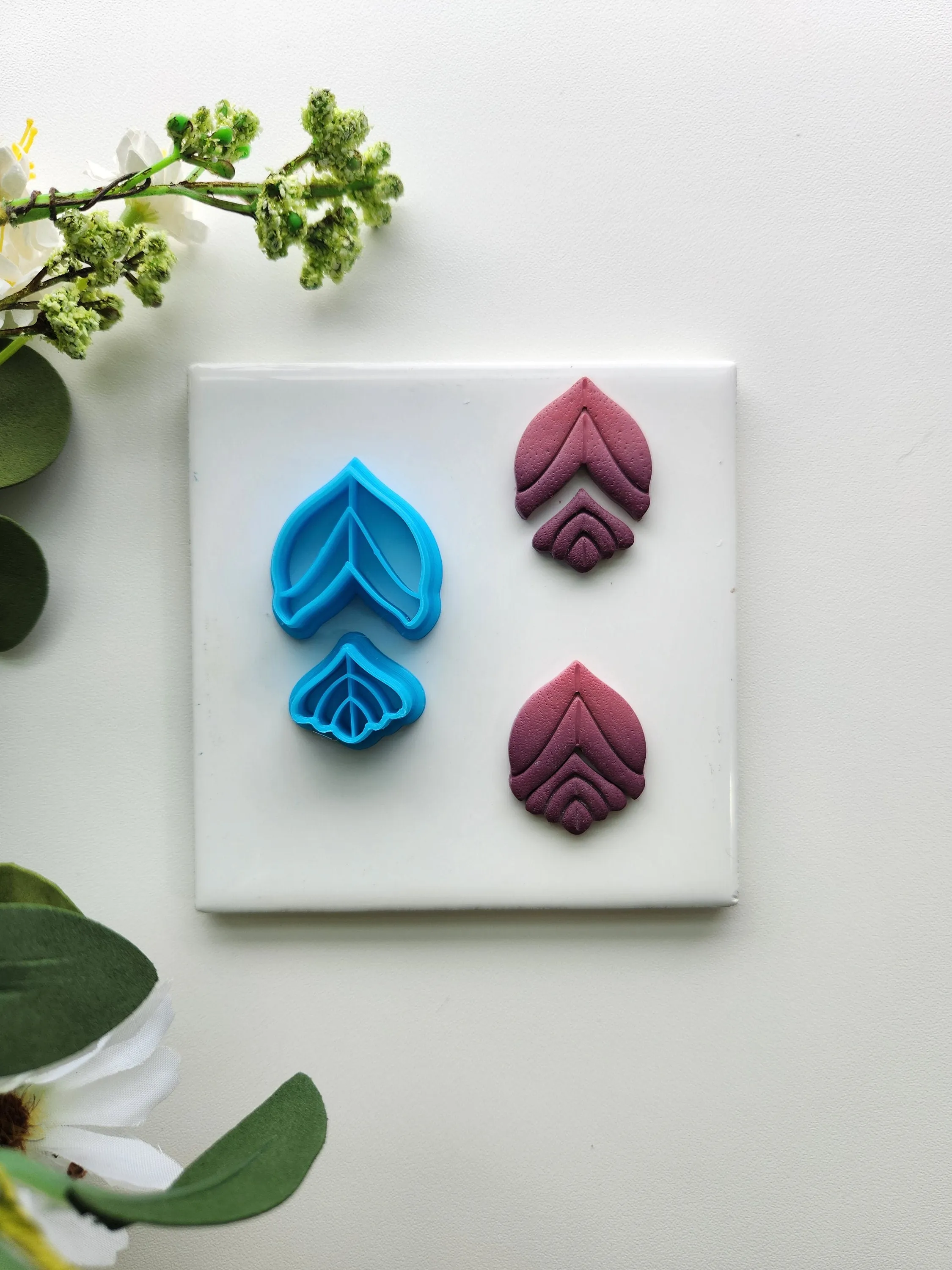 Fall-iage Dangle Set | Fall Polymer Clay Cutter