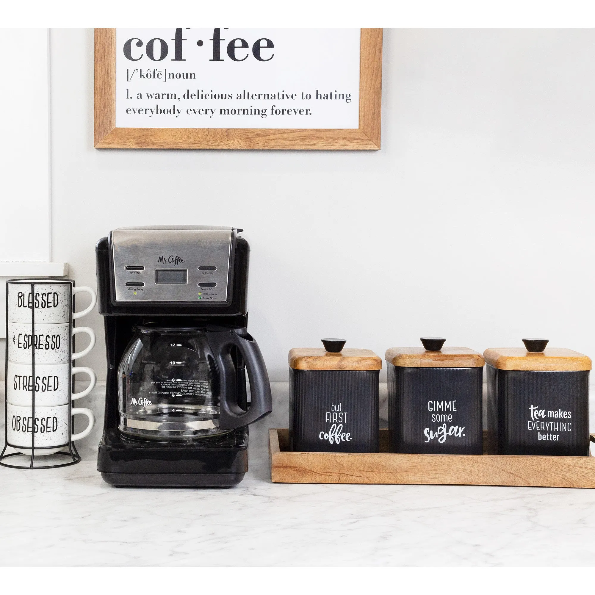 Farmhouse Black Enamelware Canisters (Case of 12)