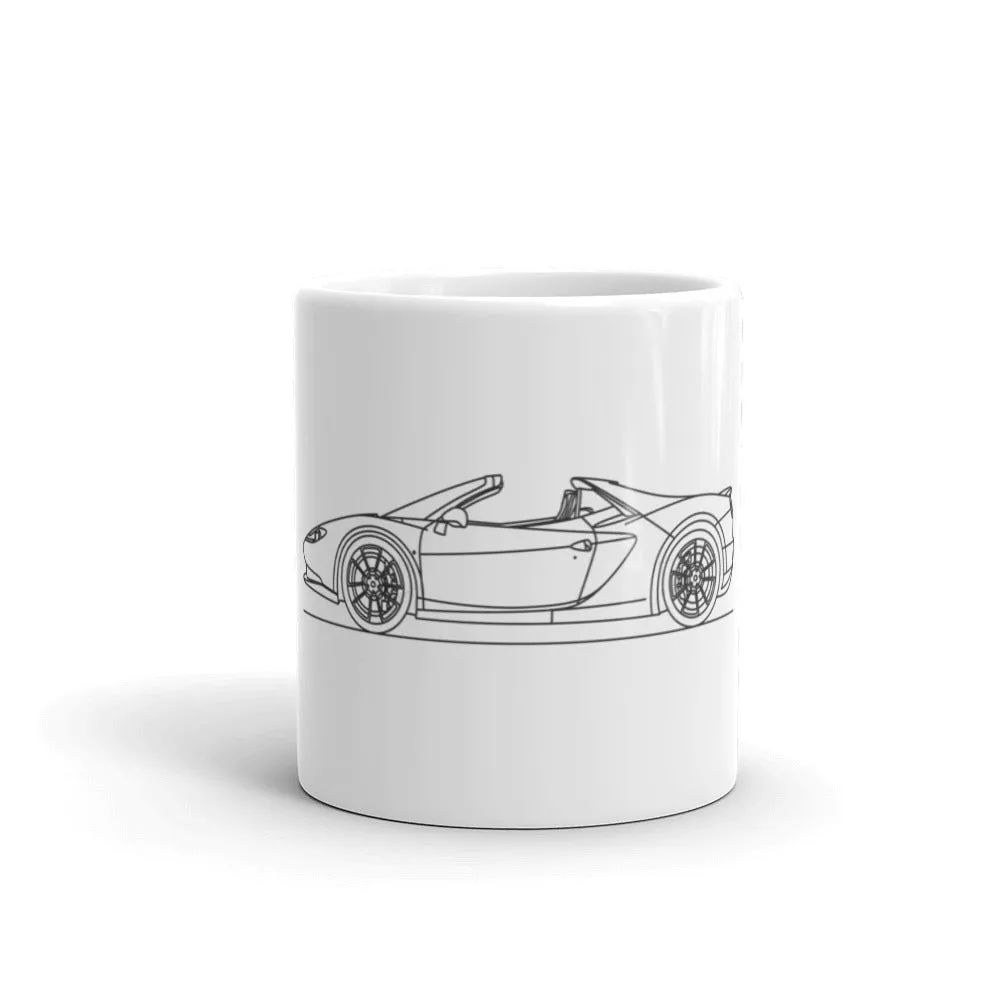 Ferrari Sergio Mug Outline