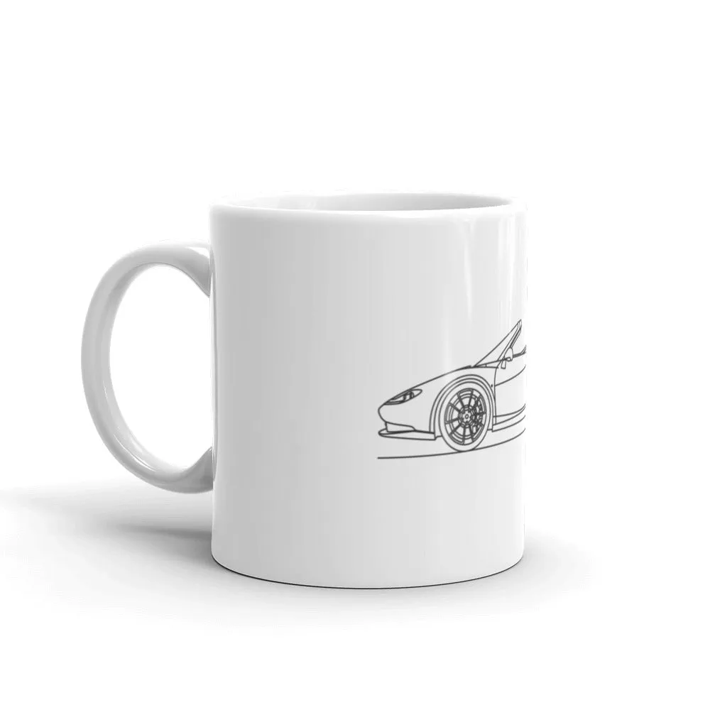 Ferrari Sergio Mug Outline