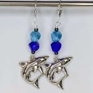 Fin-tastic Shark Earrings & Stitch Markers