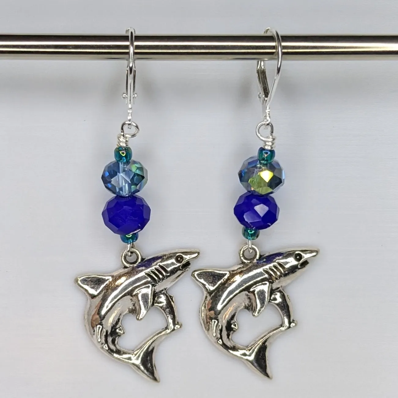 Fin-tastic Shark Earrings & Stitch Markers