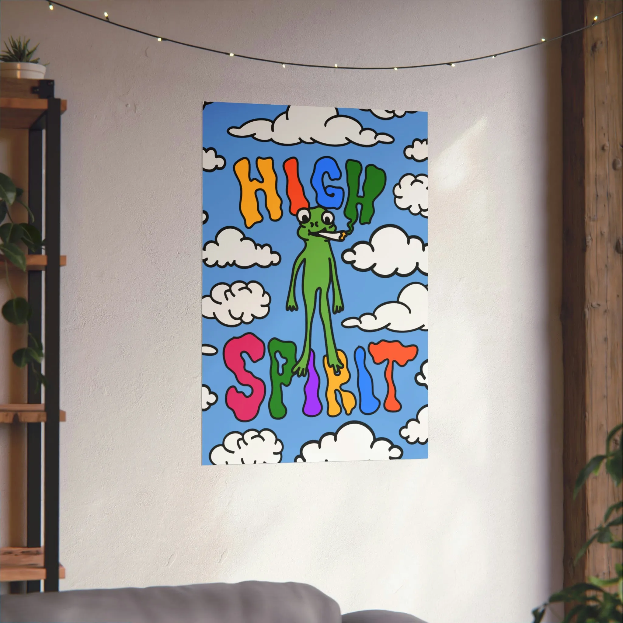 Floating on Cloud Nine Poster