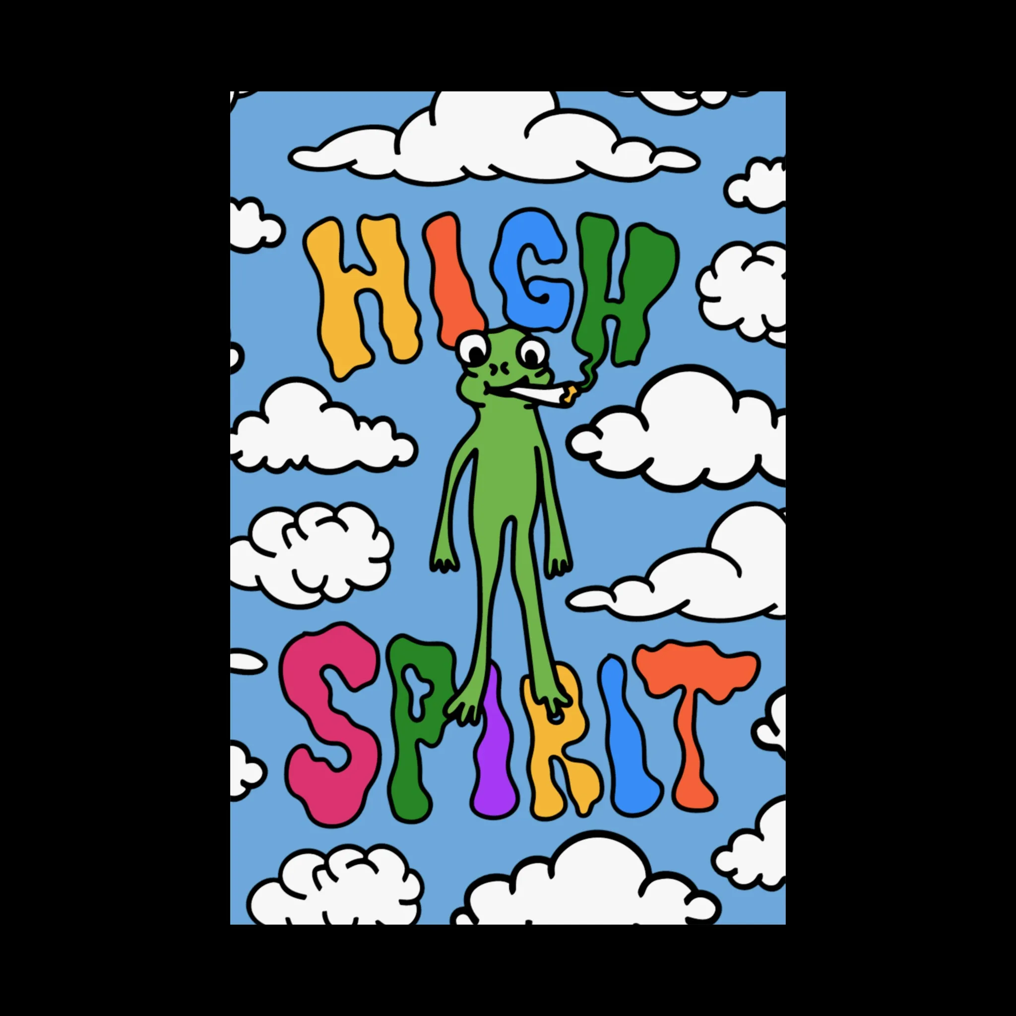 Floating on Cloud Nine Poster