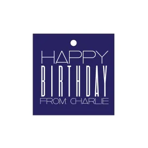 Foil Gift Tag - T163