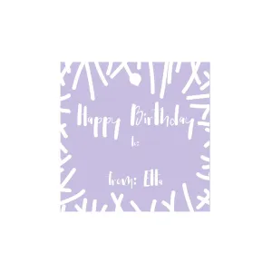 Foil Gift Tag - T164