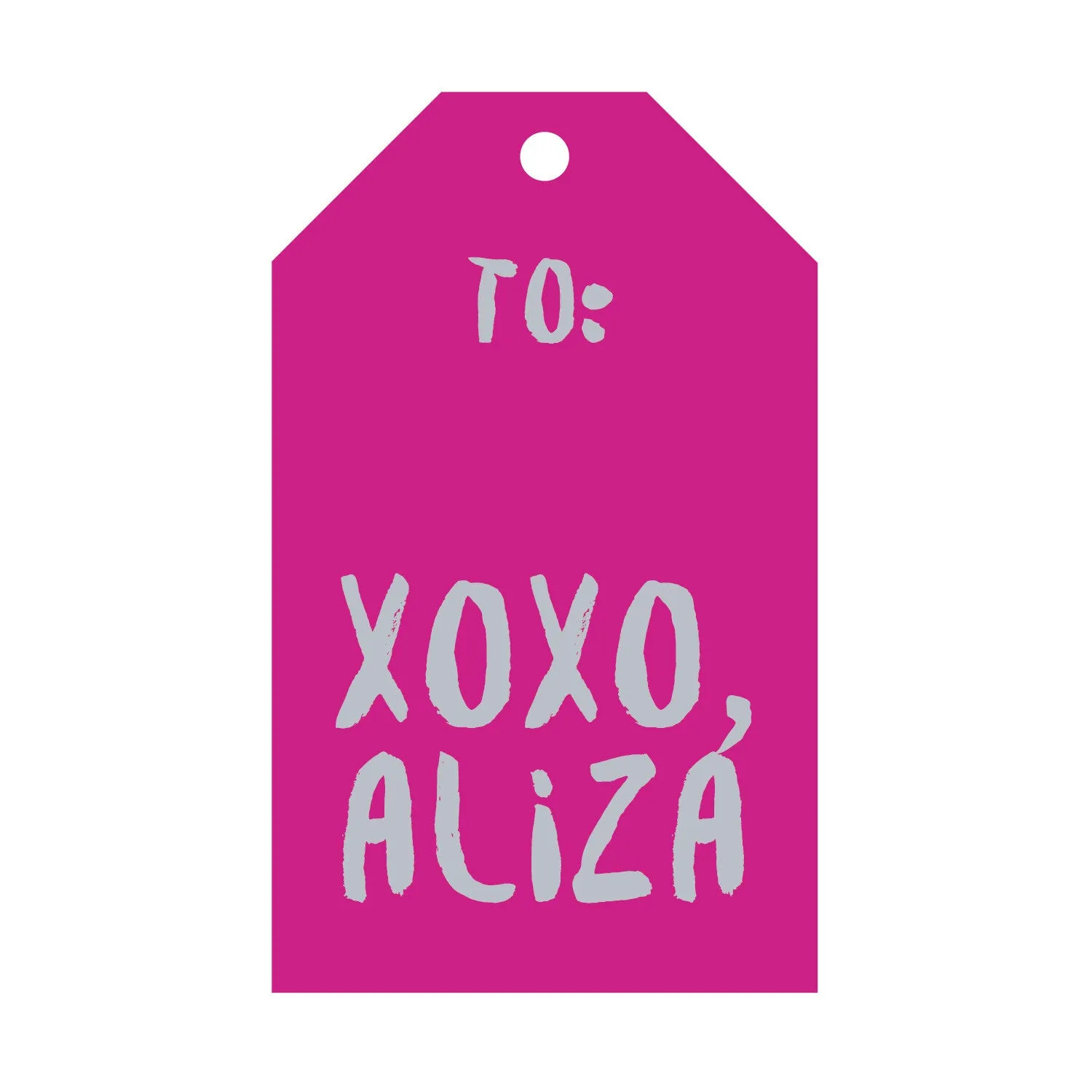 Foil Gift Tag - T4