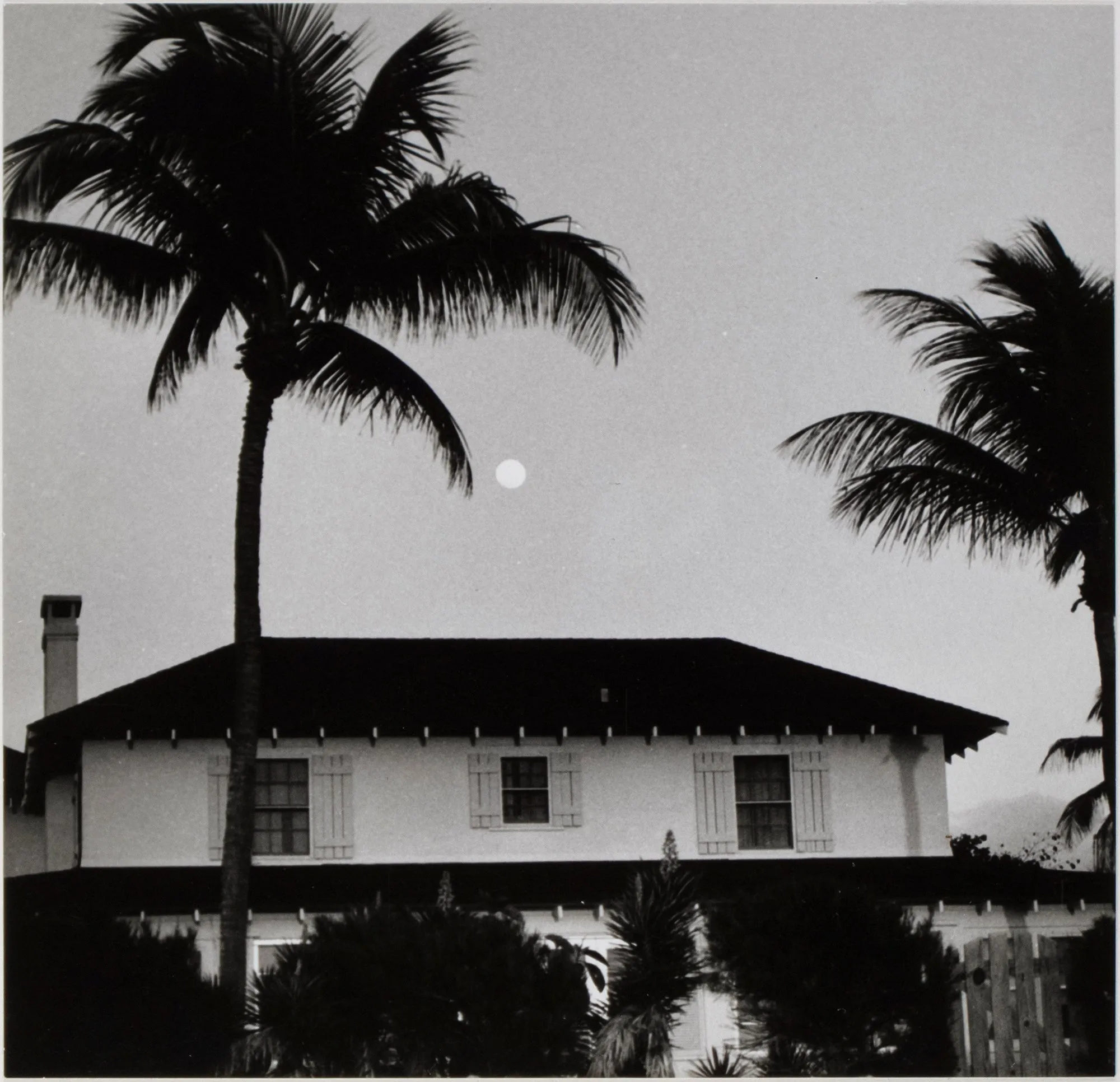 Full moon at daytime: Naples, Florida
