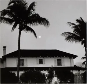 Full moon at daytime: Naples, Florida