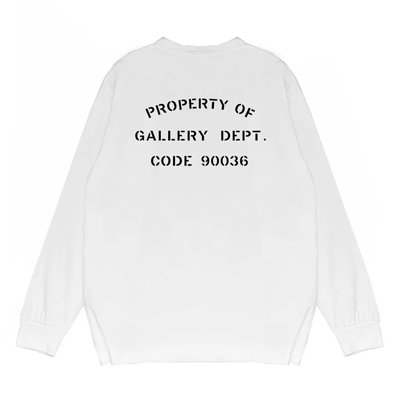 Gallery Dept Long Sleeve T-Shirts #C019