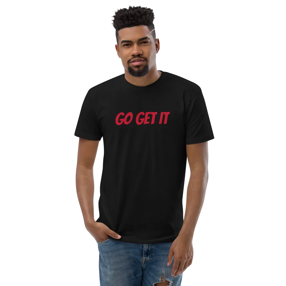 Go Get It Fitted Print Tee