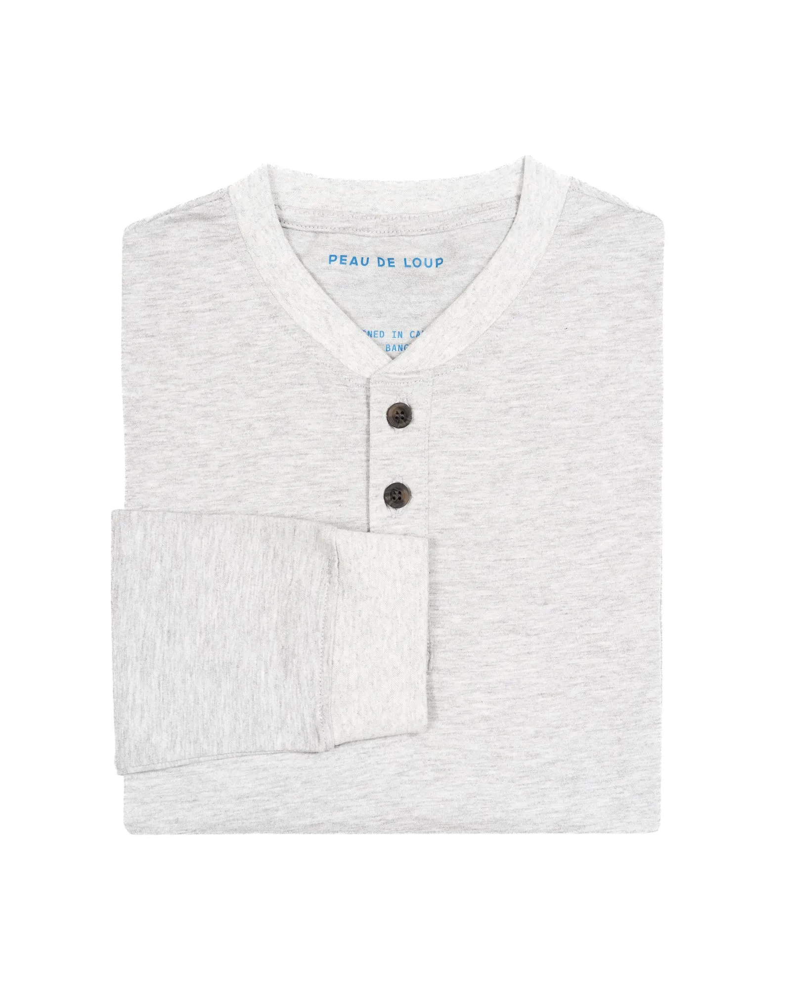 Grey Long Sleeve Henley