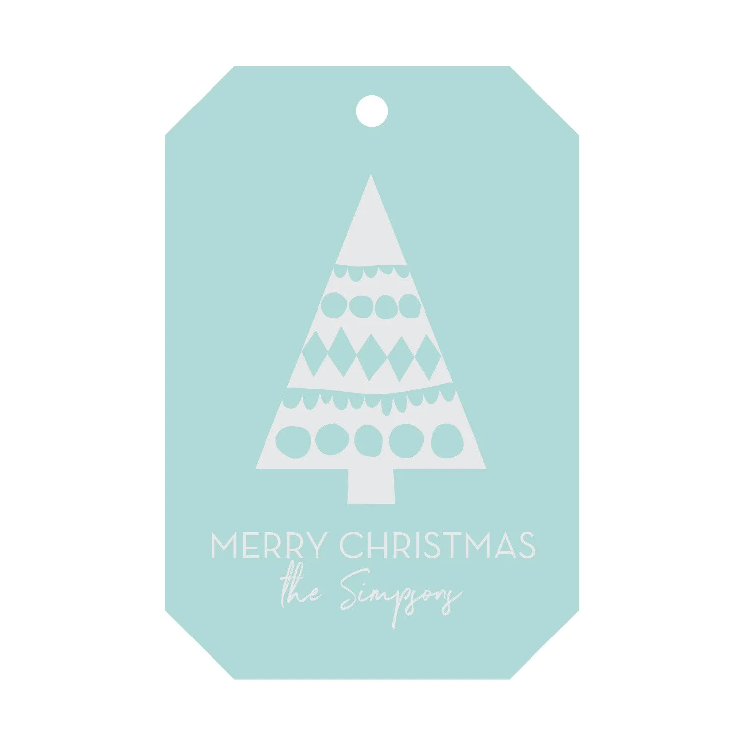 Holiday Foil Gift Tag - T165