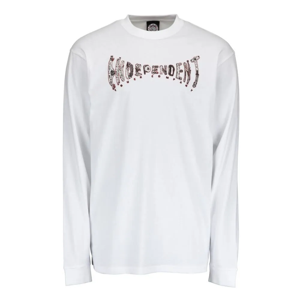 Independent Longsleeve T-Shirt Genuine Parts L/S T-Shirt - White