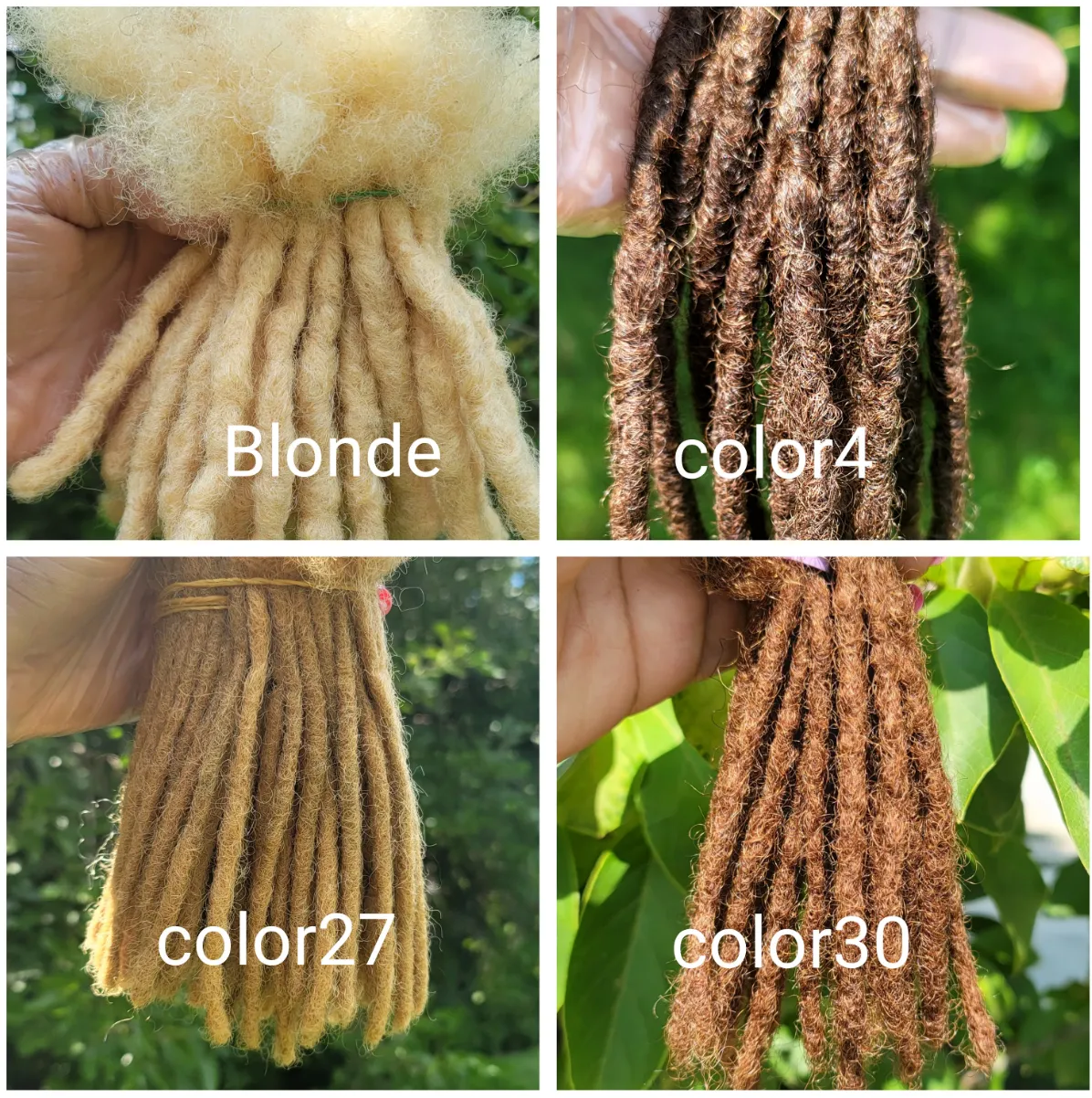 Interloc Curly Tips  Dreadloc Extensions 100% Human Hair Interlocked locs Natural Looking Locs 10 locs Per Bundle