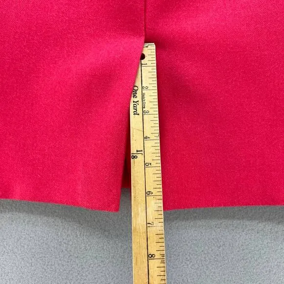 J Crew No 2 Pencil Skirt 100% Wool Women's Size 8T Pink