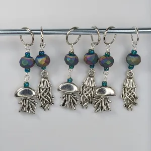Jellyfish Stitch Markers & Earrings