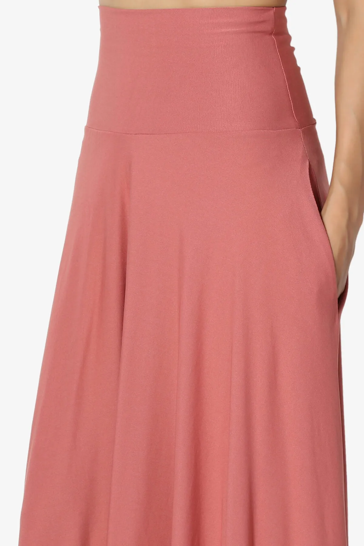 Jubilant Pocket Swing Midi Skirt