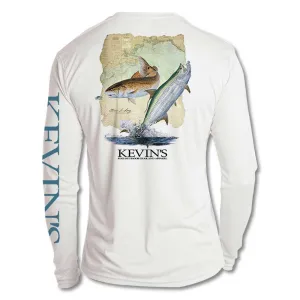 Kevin's St. James Bay Performance Long Sleeve Fishing T-Shirt