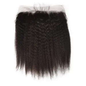 Kinky Straight| 13x4 HD Lace Frontal| 12"-22"