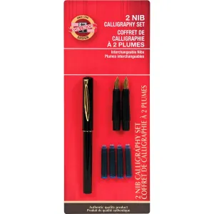 Koh-I-Noor 2 Nib Calligraphy Set