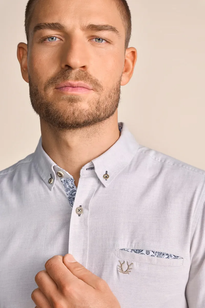 Krueger Traditional "Thimon" (gray) Long Sleeve Shirt
