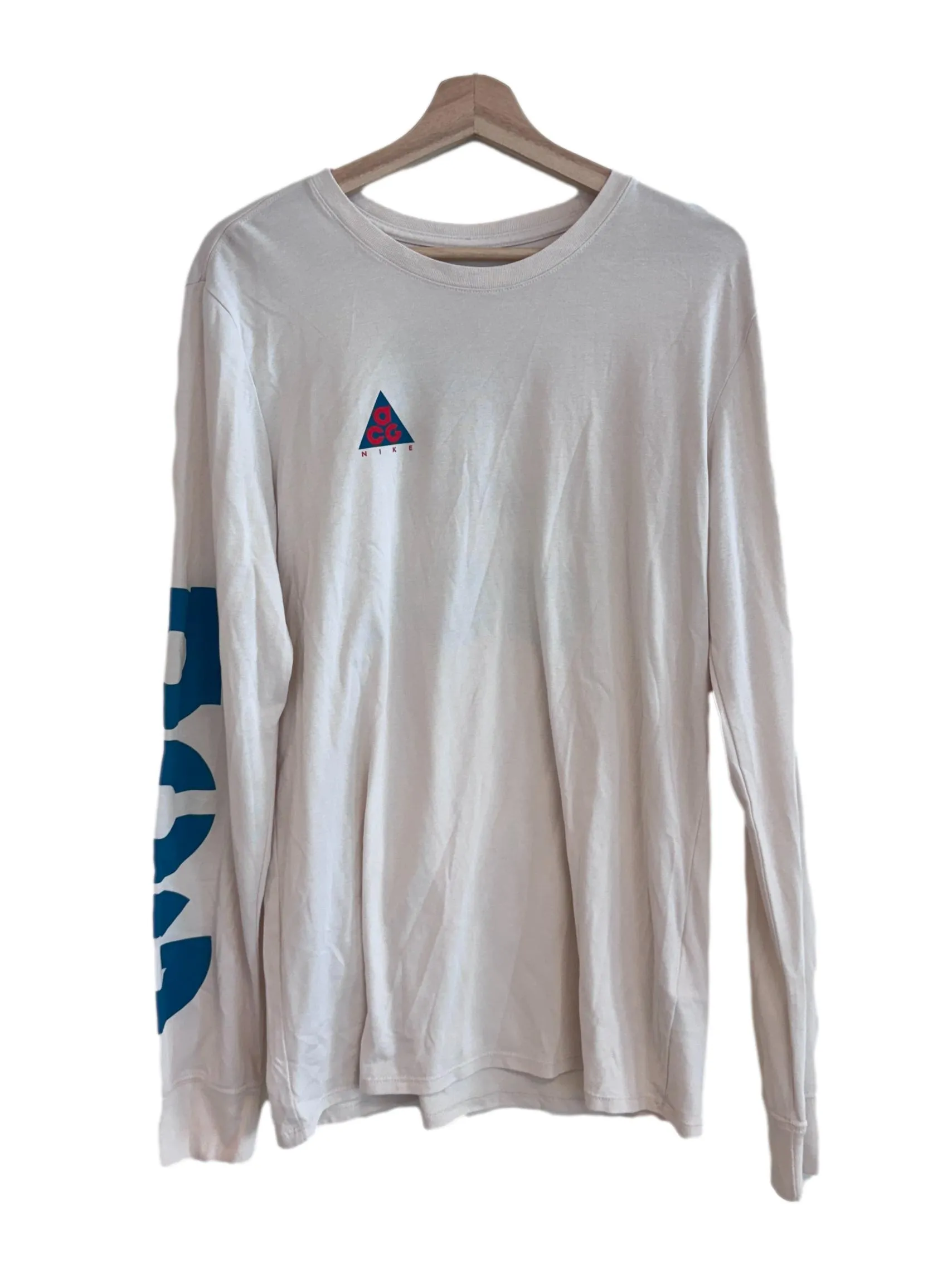 Latte Abstract Long Sleeve Shirt
