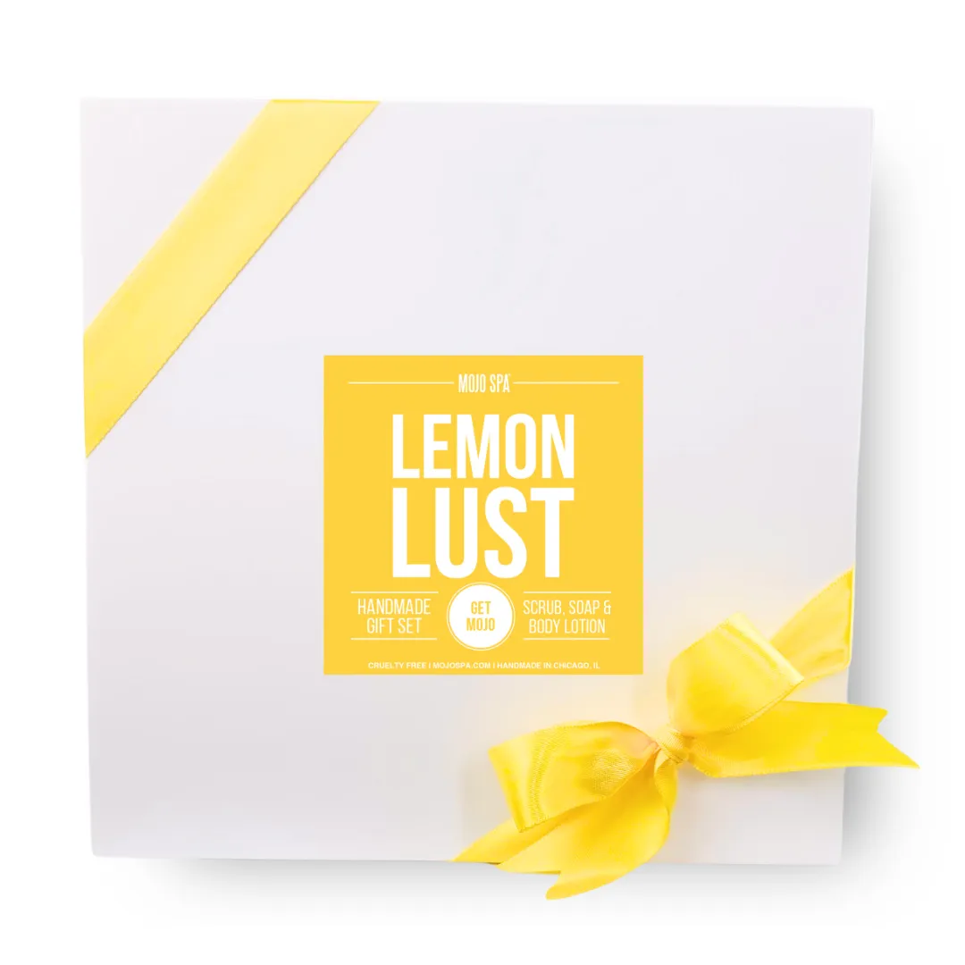 Lemon Lust Scrub, Lotion & Soap Gift Set