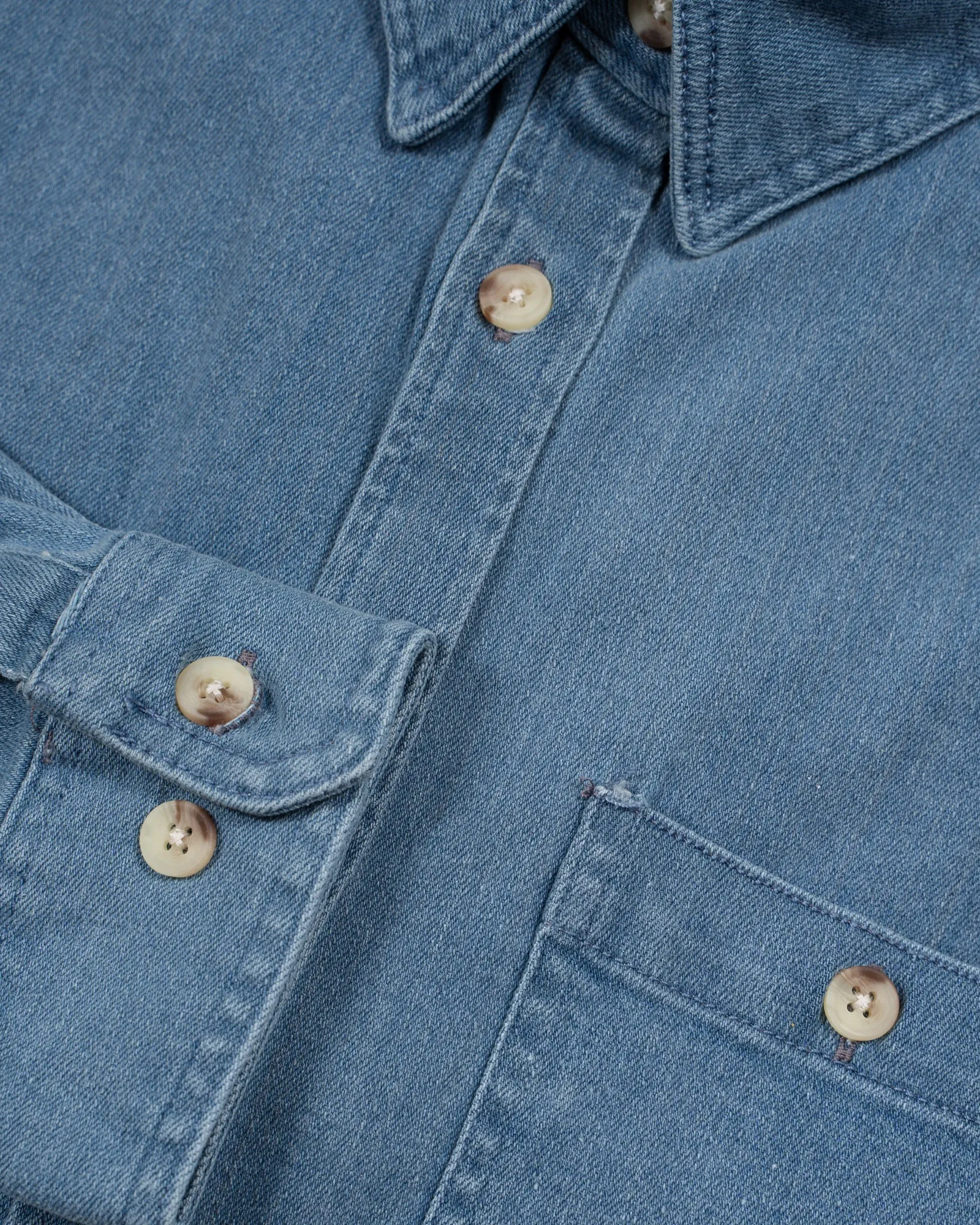 Light Wash Denim Shirt