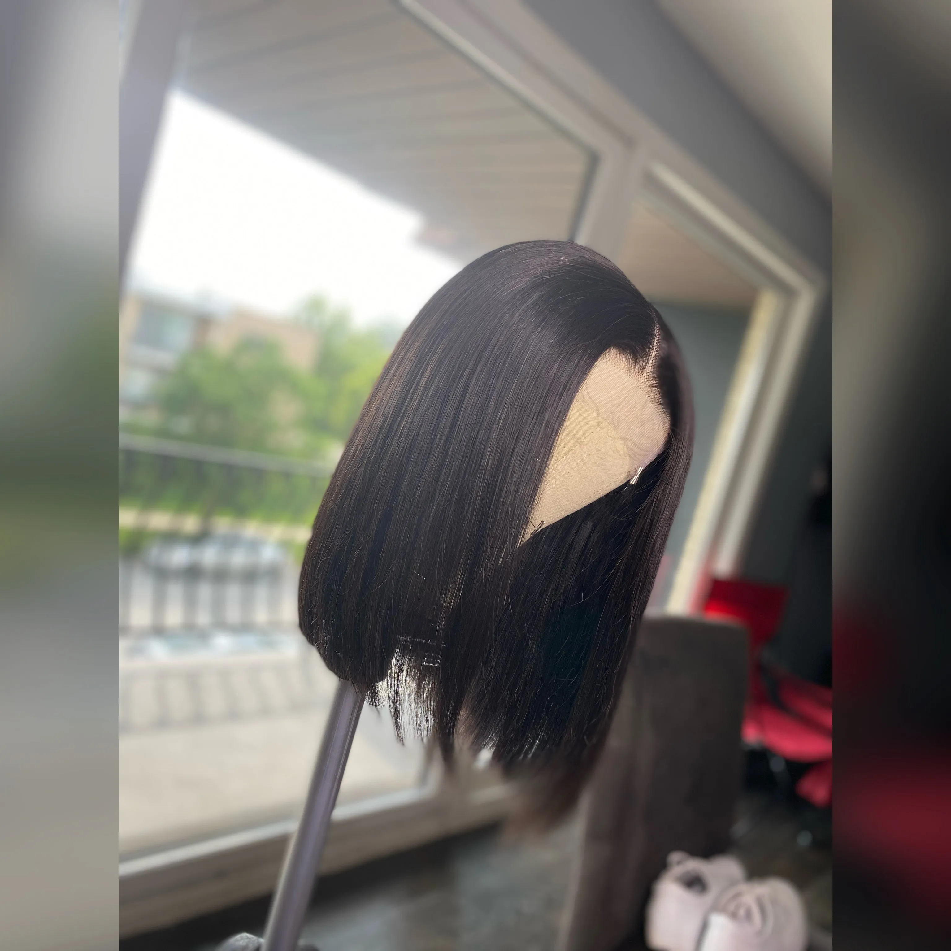 Long Blunt Cut Bob