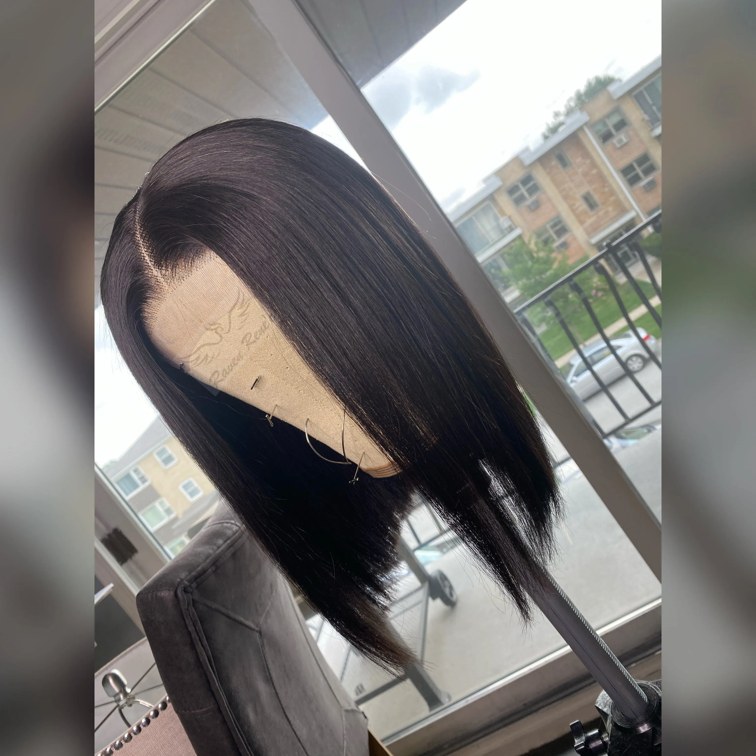 Long Blunt Cut Bob