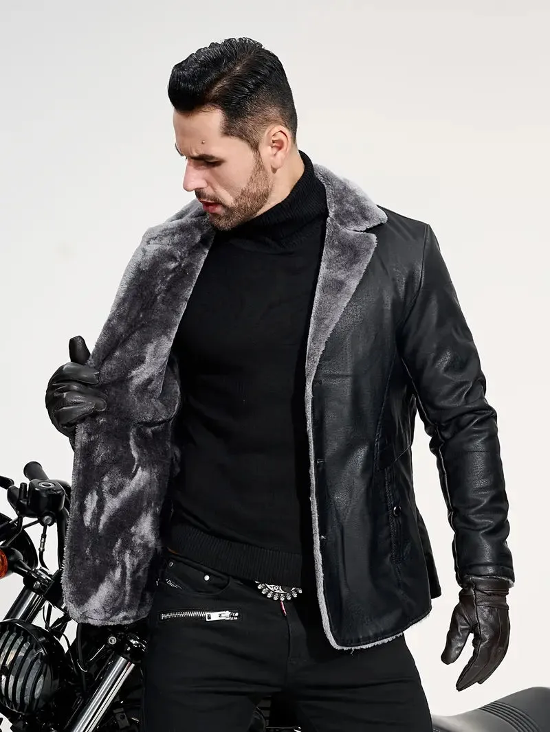 Luxuriöser Komfort – Maximilian Kunstleder Business-Mantel