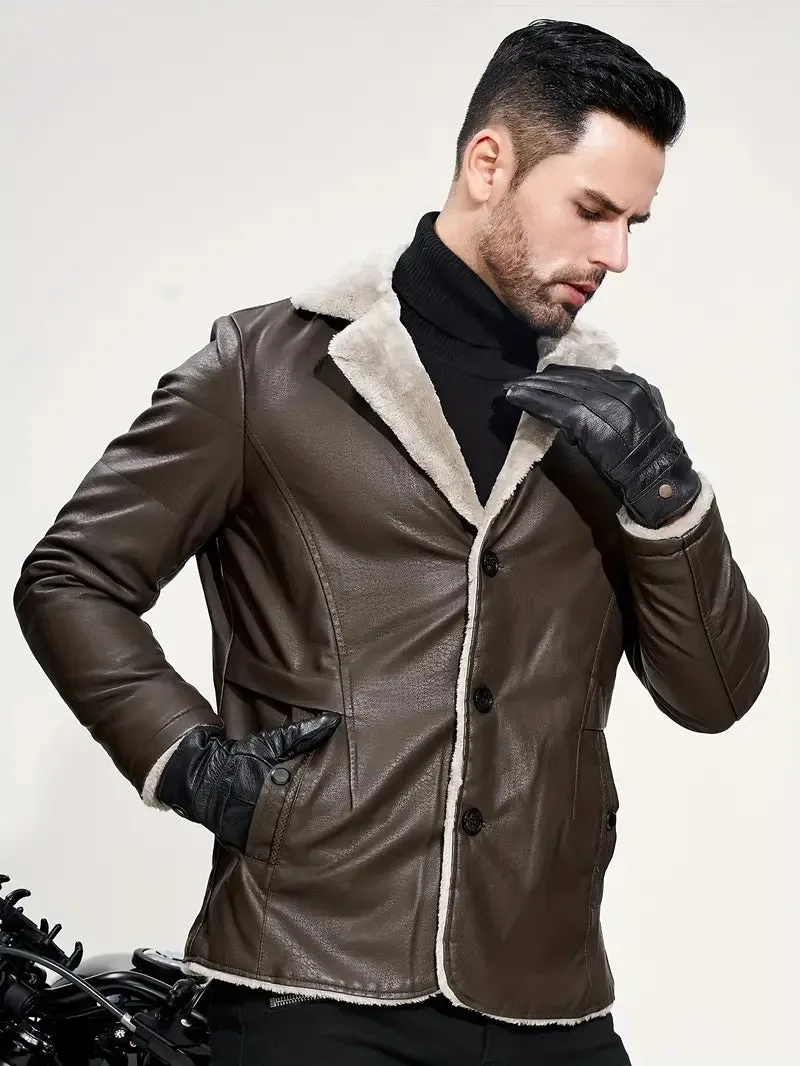 Luxuriöser Komfort – Maximilian Kunstleder Business-Mantel