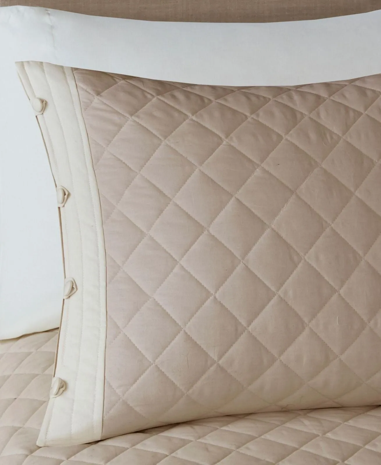 Madison Park Breanna Quilted 4-Pc. Bedspread Set Diamond Khaki Brown Queen