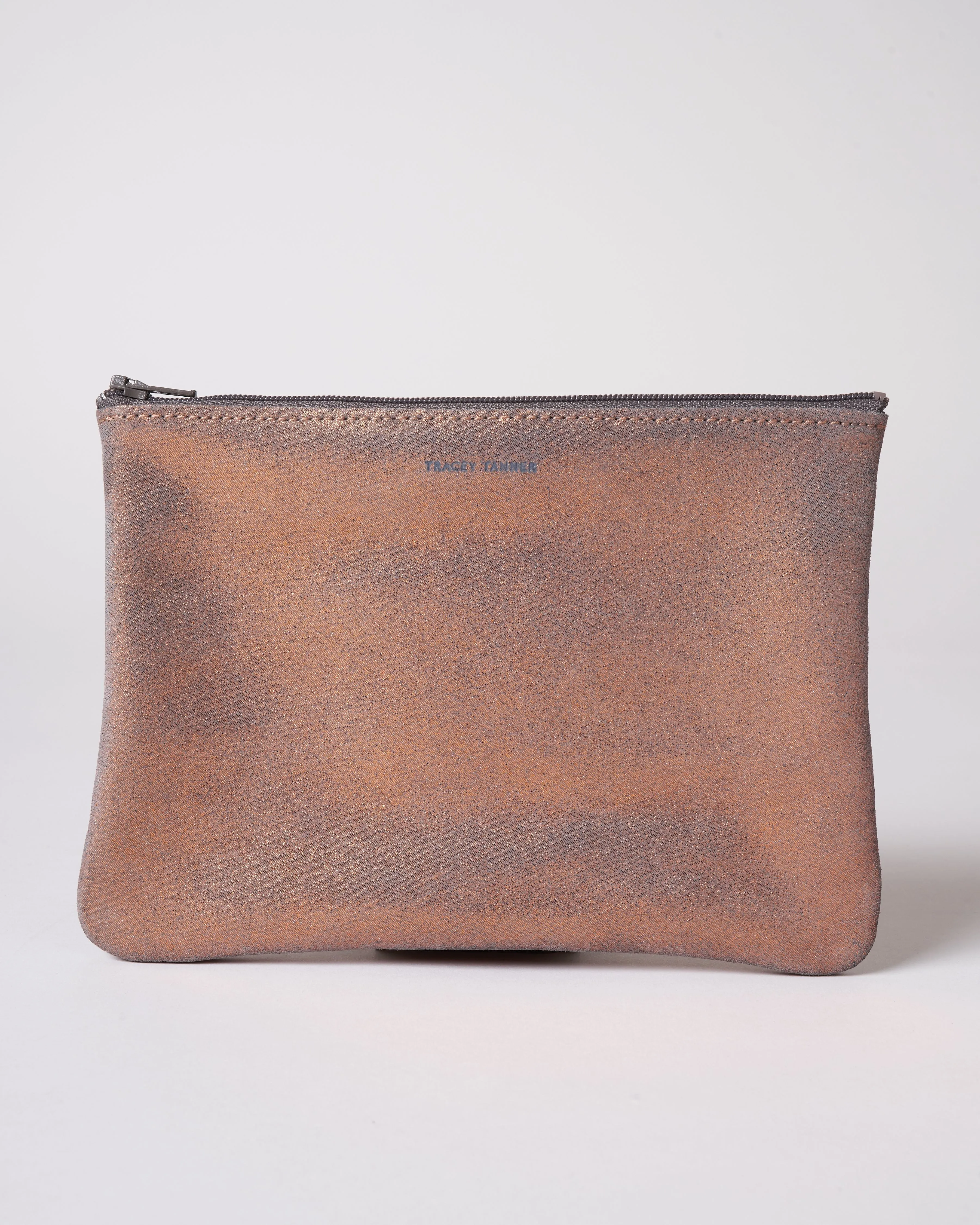 medium zip pouch - sparkle copperfield