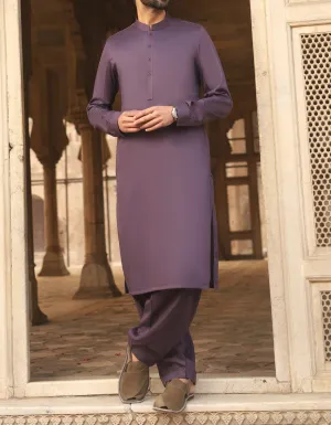 Men Wear for Eid in Purple Color #K0007
